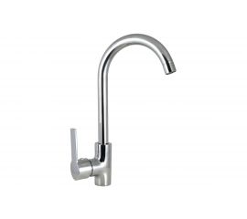 Смеситель для мойки Juguni одноручный, с поворотным R-изливом, картридж 40 мм, гайка 0402.443 