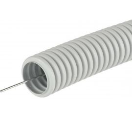 Гофрированная труба DKC ПВХ тяжелая, c протяжкой, d 25 мм, упаковка 50 м 91525 