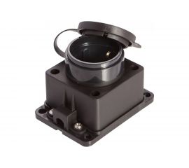 Розетка АБК-СИЛА с крышкой каучук 16А 220В IP- 44 2903021 