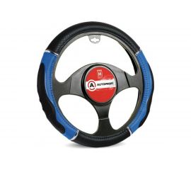 Оплётка руля AUTOPROFI GL-1020 BK/BL M 