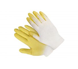 Трикотажные перчатки ЛЕТО, х/б, с латексным покрытием 8875 