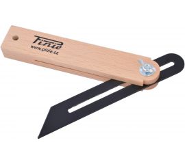 Деревянная малка PINIE 350 мм со стальной пластиной 40-7 