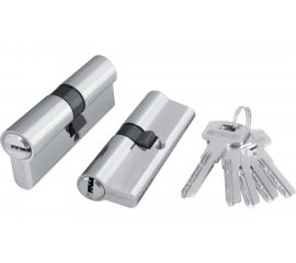 Цилиндровый механизм Fuaro 200 ZA 80 mm /35+10+35/ CP хром 5 кл. 40345 