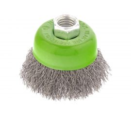 Щетка чашка (65 мм; М14; витая проволока 0.3 мм) для УШМ СИБРТЕХ 746037 