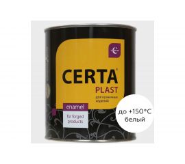Кузнечная декоративная антикоррозионная краска CERTA PLAST белый 0,8 кг PLM00026 