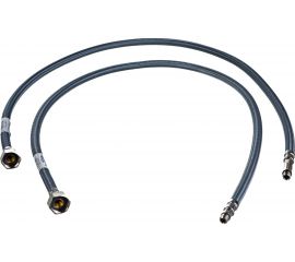 Гибкая подводка Mateu GR L1000 мм, штуцер М10х1х35 - гайка 1/2, штуцер М10х18 - гайка 1/2, нейлон, блистер, 2 шт 751100378 