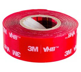 Монтажная лента 3M VHB прозрачная, двусторонняя, 19 мм, 1.5 м 4687202276141 