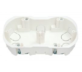 Коробка Bylectrica для 2-х местной рамочно-узловой сборки гипсокартон 155х76х45,5 мм, К-219 