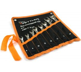 Набор комбинированных ключей VETTLER 8пр 8-19мм сумка RmsS8RT 
