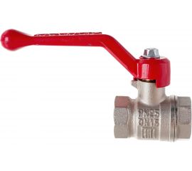 Шаровой кран для воды VALFEX OPTIMA 1/2"" ВР/ВР рычаг, никелированная латунь VF.214.NLR1.012.Bir 