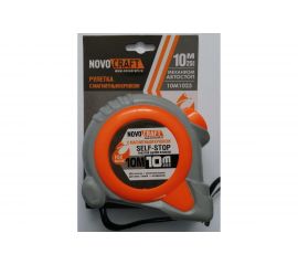 Рулетка NOVOCRAFT FOX 10M, 10 м, 25 мм, 6/60 SELF-STOP, ABS, CO-molded 10M1025 