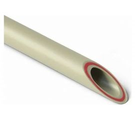 Труба RTP PN25, SDR 6, армированная стекловолокном, цвет слоя красный D 40х6.7 мм, 4 м, серая 10903 