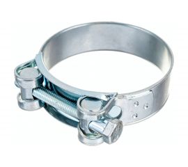 Силовой хомут Nord-Yada Д: 74-79 мм, Ш: 24 мм, Т: 1.5 мм, болт: М8х70, оцинкованная сталь 906000 