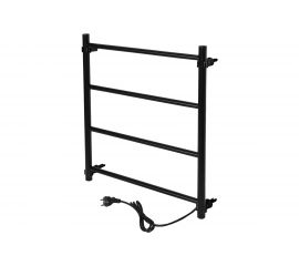 Электрический полотенцесушитель Тера ""Электра"" 500x600, черный ПСН-35-11 