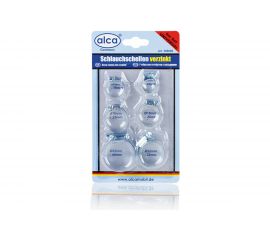 Набор металлических хомутов Alca оцинкованные, 6-40 мм, 6 шт. 508000 