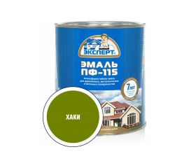 Эмаль ЭКСПЕРТ ПФ-115М глянцевая, хаки, 2.7 кг 28414 