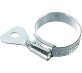 Металлические, червячные хомуты СИБРТЕХ 25-38мм, ширина 12мм, W1, с металлическим ключом, 2шт 476527 