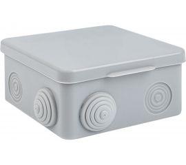 Распаячная коробка EKF, КМР-030-031 с крышкой, наружная, 7 мембранных вводов, IP54 розничный стикер plc-kmr-030-031-r 