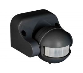 ИК датчик движения EKF, настенный 1200Вт 180гр до 12м IP44 MS-39b черный PROxima dd-ms-39b 