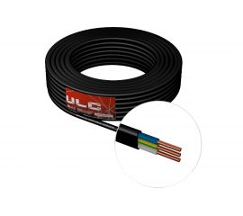 Кабель ВВГ-ПнгА ULC 3х2.5 черный 50м ULС0039 