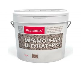 Мраморная штукатурка Bayramix BAY Kashmir White-N 15 кг BMSH-KW-N 