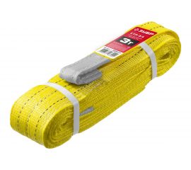 Текстильный петлевой строп ЗУБР СТП-3/4, желтый, г/п 3 т, длина 4 м 43553-3-4 