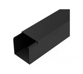 Кабель-канал Промрукав черный 2-й замок в п/э 60x60 2м PR03.0218 