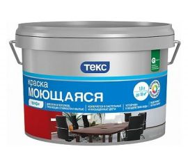 Водно-дисперсионная краска ТЕКС Профи (моющаяся; база D; 1.8 л) 53968 