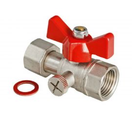 Шаровой кран для подключения манометра 1/2вн. -1/4вн. Valtec VT.807.N.0402 