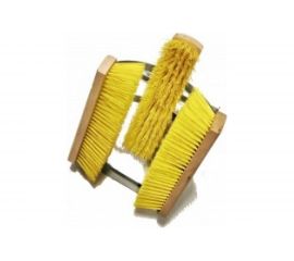 Приспособление для чистки обуви Петромаш с 3-мя щётками 61679 