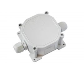 Монтажная коробка Bylectrica с клеммными колодками при открытой разводке 2 ввода IP67 диаметр 75,7, высота 44,5 мм, КМ-238 