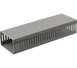 Кабель канал ЭРА KK-80-60-PERF перфорированный, 80х60, серый, 2м Б0050778 