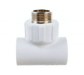 Тройник с наружной резьбой Политэк ПП 25x3/4 9510002534 