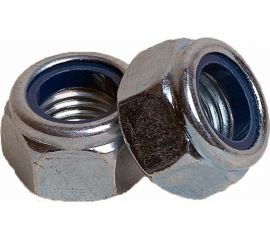 Гайка с контрящим кольцом КРЕП-КОМП DIN985, м24, 25 шт. гс24ф 