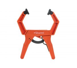 Струбцина Sturm клещеобразная с храповым механизмом, длина 226мм, зев 75мм 1078-09-075 