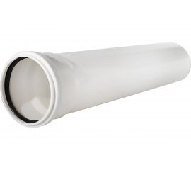 Труба для внутренней канализации ДИГОР ЛЮКС диаметр 110 мм, L-1000 мм, толщина стенки 3.5 SIPI110S35L1000HT 