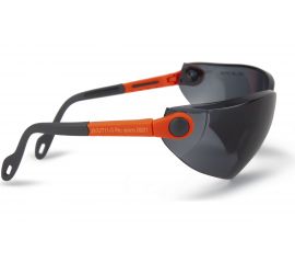 Защитные открытые очки Jeta Safety с регулировкой дужек, дымчатые линзы JSG2711-S 