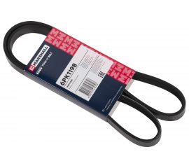 Ремень поликлиновой 6PK1198 Renault Logan II 13-, Sandero II 12-, Duster I 11-, Nissan MARSHALL M6310284 