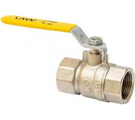 Шаровой кран MVI газовый полнопроходной 3/4"" внутренняя-внутренняя, ручка рычаг BV.811.05 