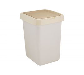 Контейнер для мусора Svip Квадра с крышкой Push to Open, 25 л, кофейный SV4143КФ 