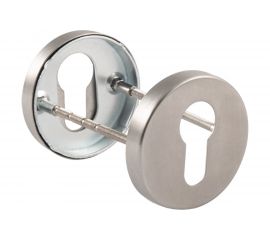 Накладка ПП под цилиндр для противопожарных дверей НОРА-М, нержавеющая сталь 18500 