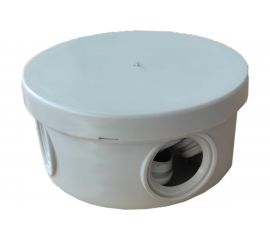 Распаячная коробка УРАЛ ПАК для открытой проводки 85х40 с гермовводами, 4 входа IP54 КО-51007085-120 