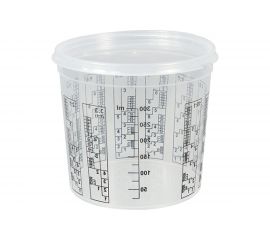 Пластиковая емкость для смешивания красок WOLF 0,385л, 200 шт. 1.4021.0385 