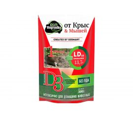 Средство от крыс и мышей Biogryadka 300 г 4627096420343 