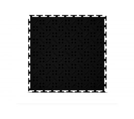 Модульное напольное покрытие ПластФактор SENSOR Canal 375-375 Ral 9005, 10 шт. 4627080342248 