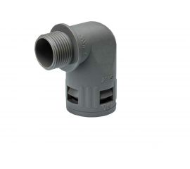 Муфта для гофрированных труб Weyer WQW1-M20G/AD21.2 - коннектор угловой, нар. M20x1.5 WE1600700 