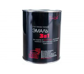Эмаль ТРИОЛЬ 3 в 1 белая полуматовая T3V1W08 