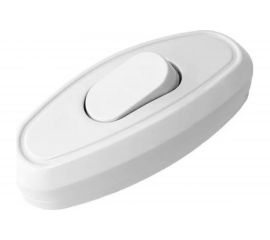 Выключатель на шнур duwi 6А 250В белый 26890 1 