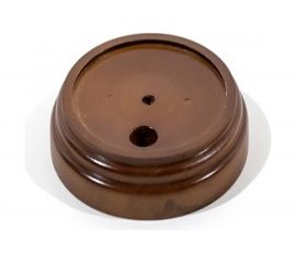 Подложка Interior Electric 1-ая с посадочным местом серия Арбат, темный дуб, массив ПД1012 