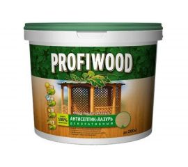 Водно-дисперсионный антисептик-лазурь PROFIWOOD (декоративный; атмосферостойкий; дуб; 0.9 кг) 4001 